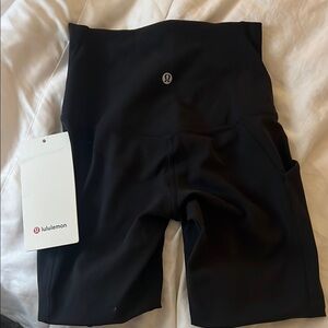 lululemon Align Black Biker Shorts